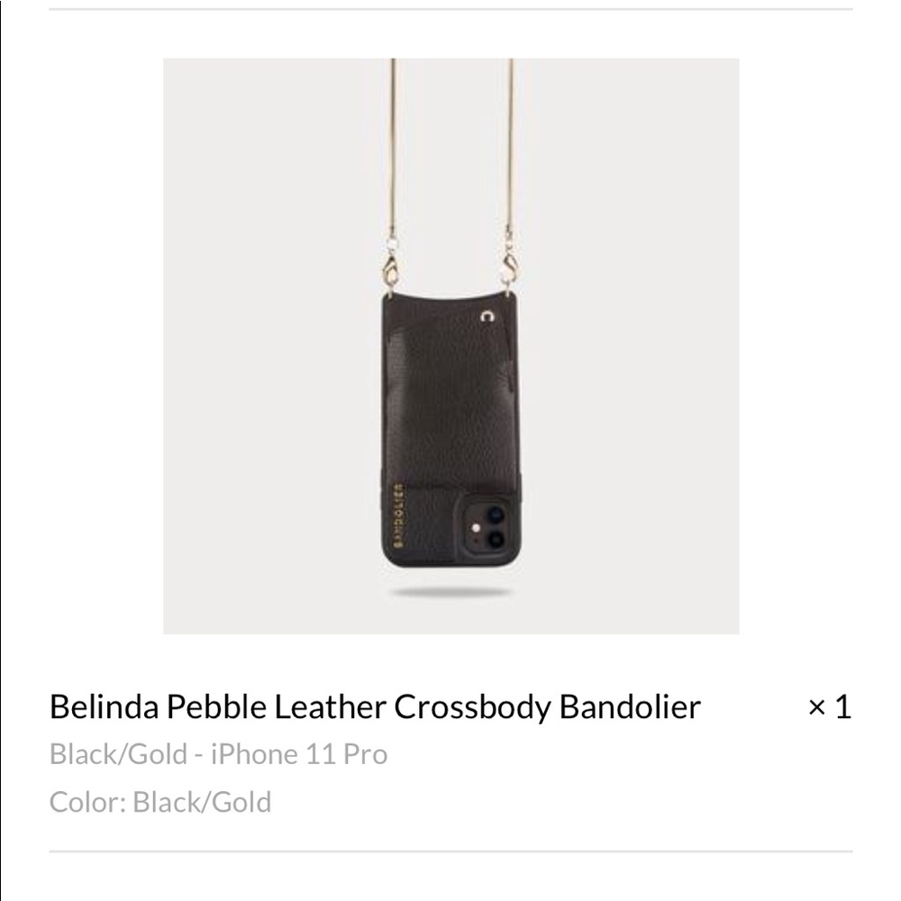 Bandolier “Belinda” iPhone 11 Pro NIB